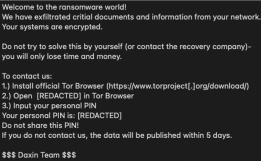Daixin Team Ransomware Group - how they do it